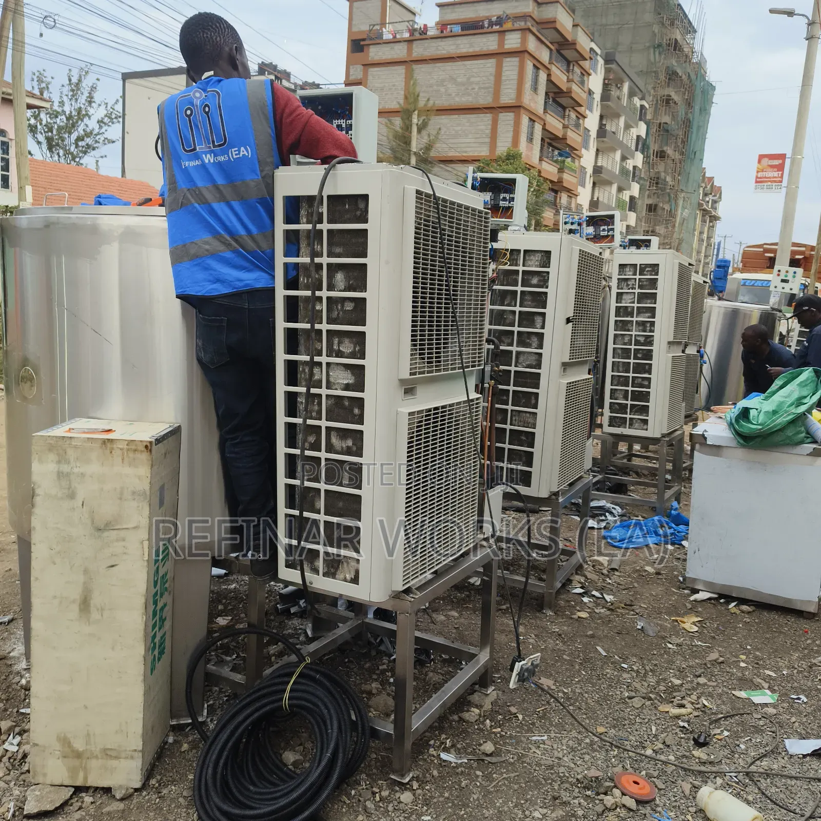 Industrial Milk Chiller and Pasteurizer – 500l Capacity