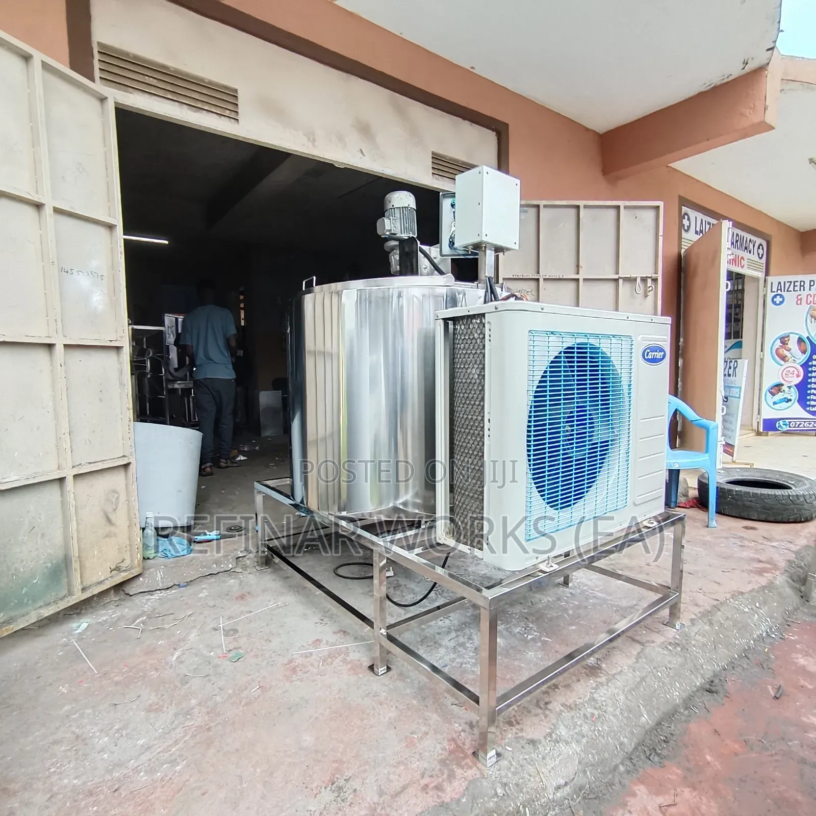 Ss316 304 Milk Cooler – Efficient Hygienic for Raw Milk
