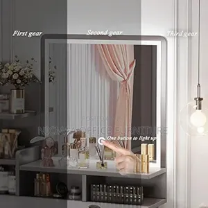 Glowup Vanity Set With Mirror Storage Drawers