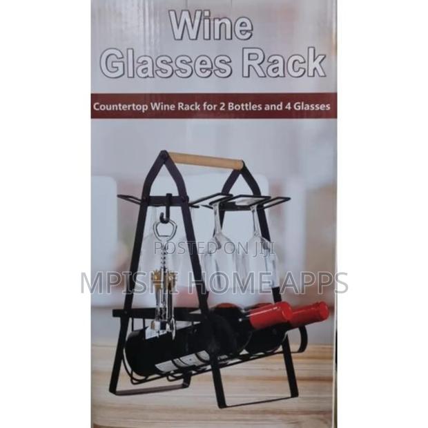 Metallic Wine Glass Rack - thumbnail 3
