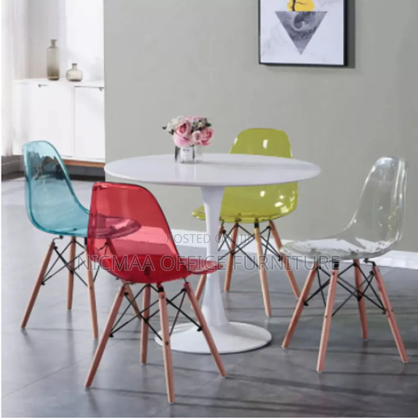 Modern Eames Transparent Chair