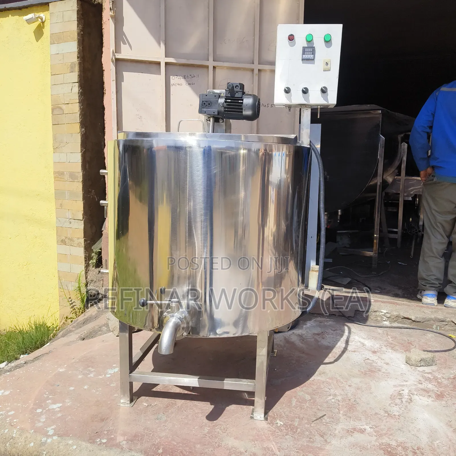 Gas-Powered and Electric Pasteurizer – Milk Heating Solution