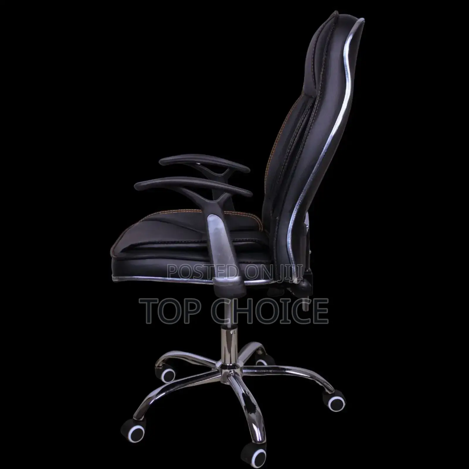 Office Chairs : Leather Highback (Recliner)
