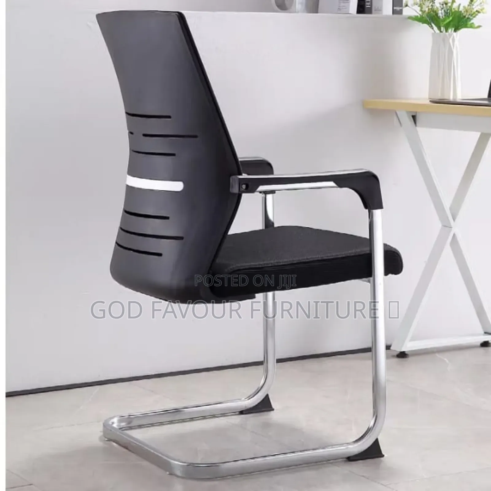 Black Armrests Office Chair/Waiting Chair Yf3w