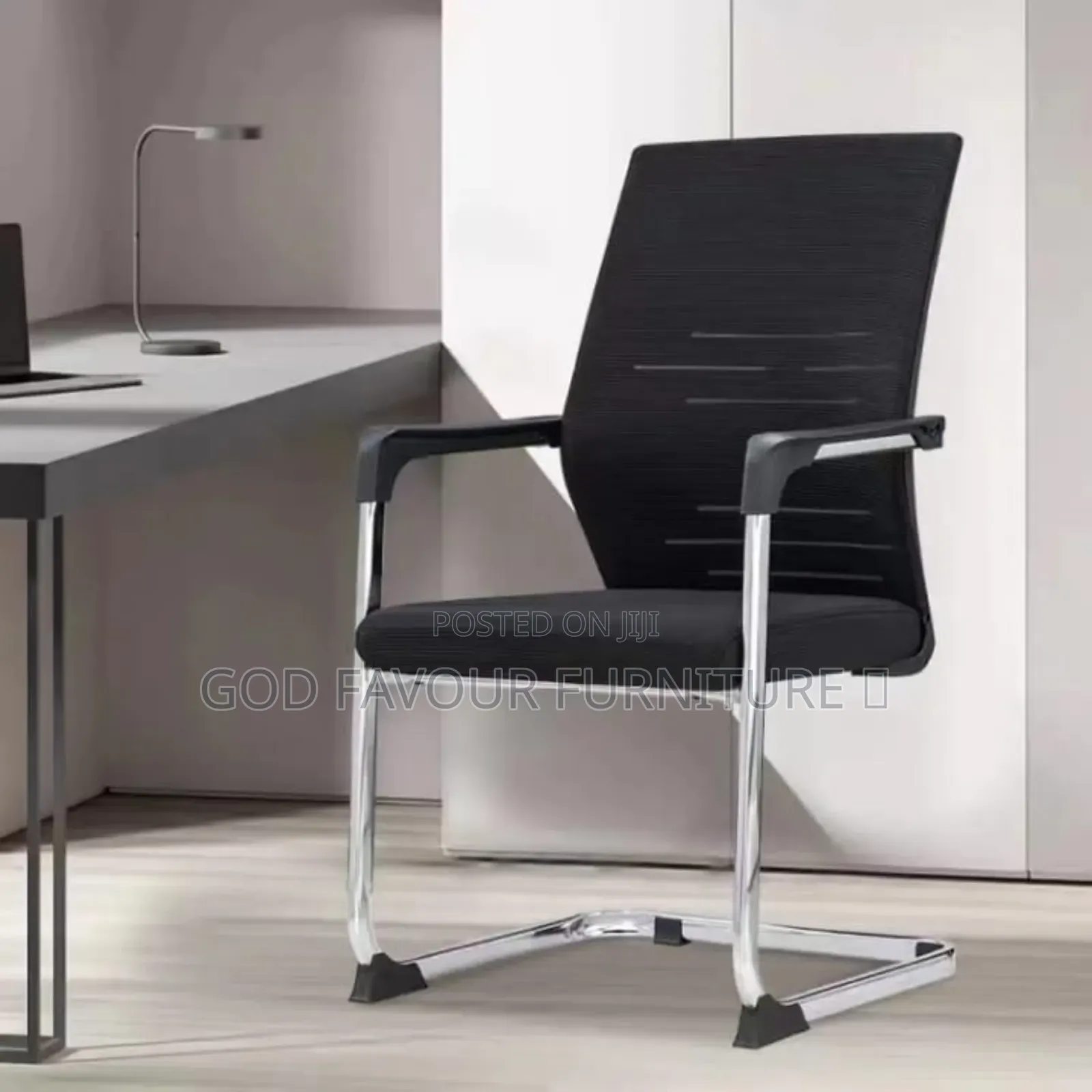 Black Modern Office Chair/Waiting Chair Bvdw3