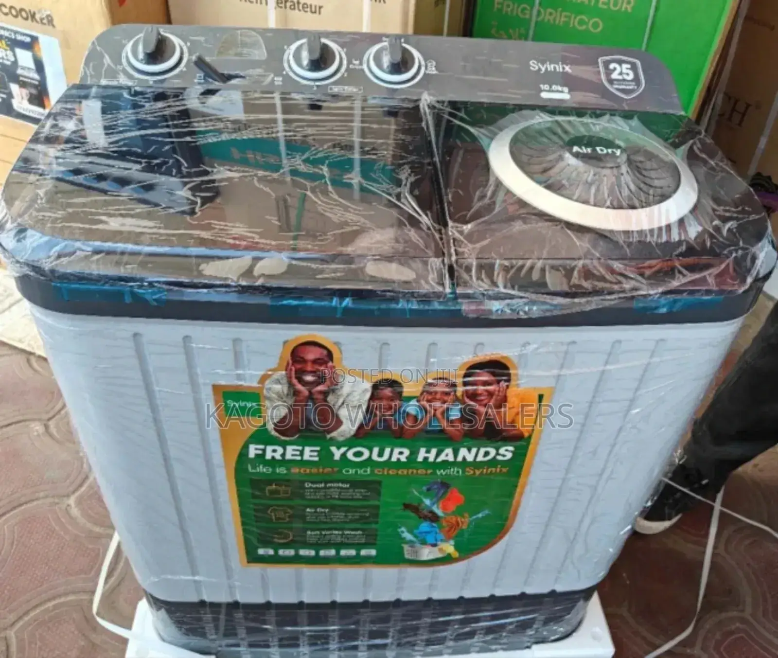 10kg Synix Washing Machine Wash and Spin