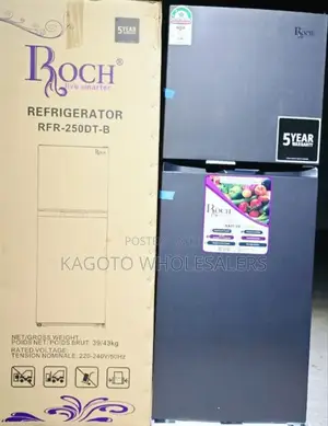 275litres Rosch Fridge Double Door.