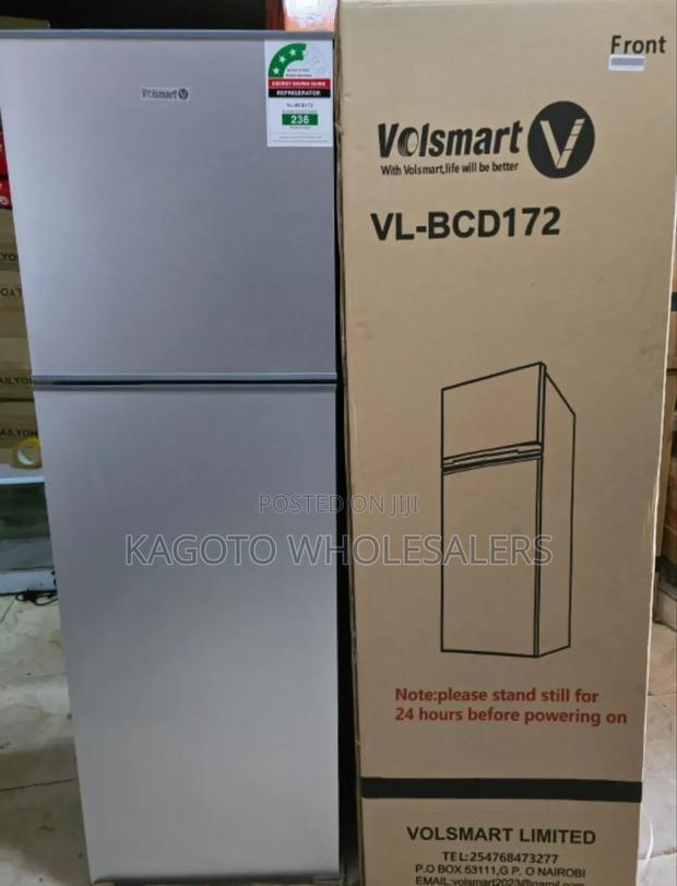 172litres Fridge Double Door Volksmart