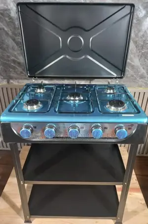 5 Burner Cooker With Shelves