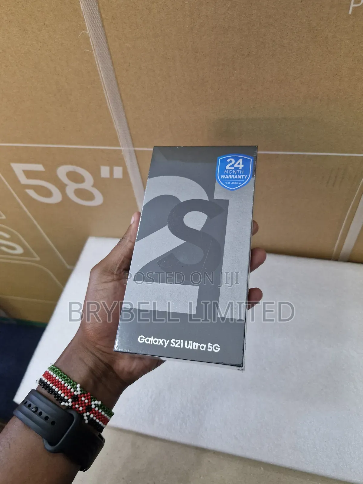 New Samsung Galaxy S21 Ultra 5G 128 GB Silver