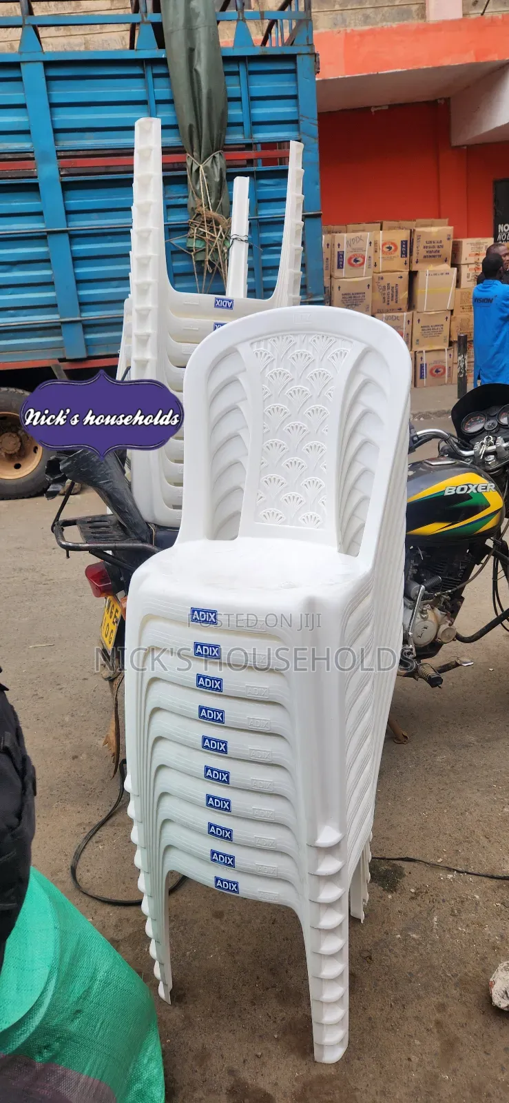 Offer! Armless Plastic Chair
