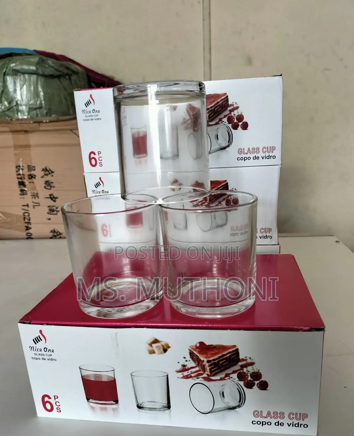 A Set of 6 Whiskey Glasses