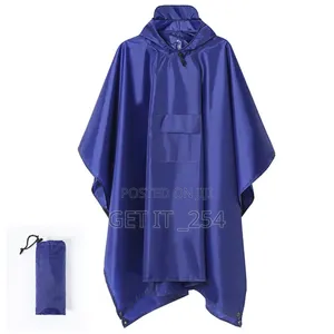 High Quality Unisex Adult Rain Poncho With Cap*