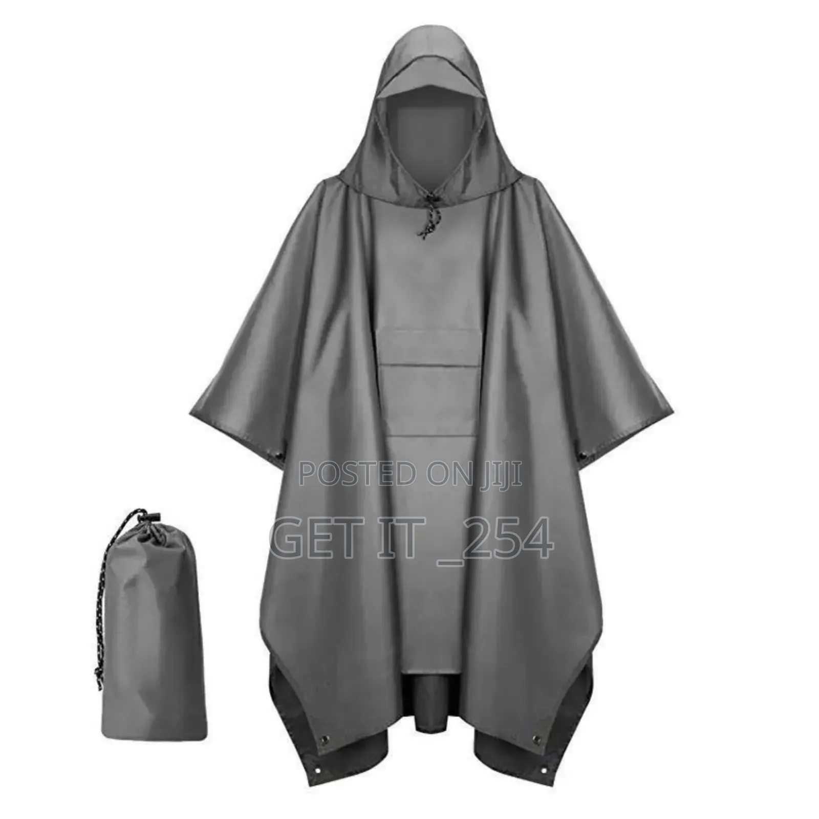 High Quality Unisex Adult Rain Poncho With Cap*
