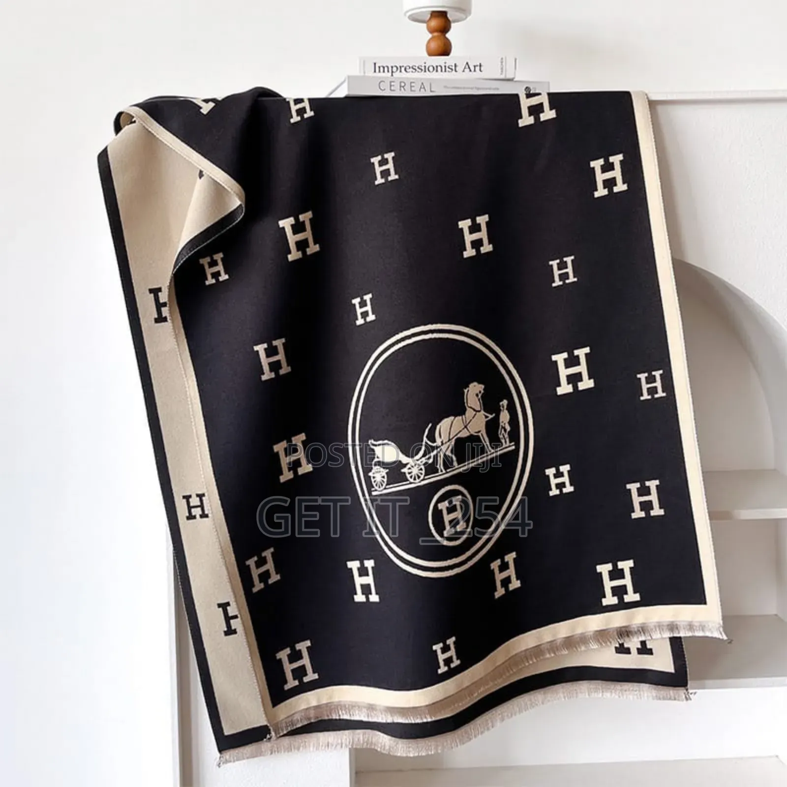 *Hermes D Scarf For Women Warmer Winter Cashmere Shawl