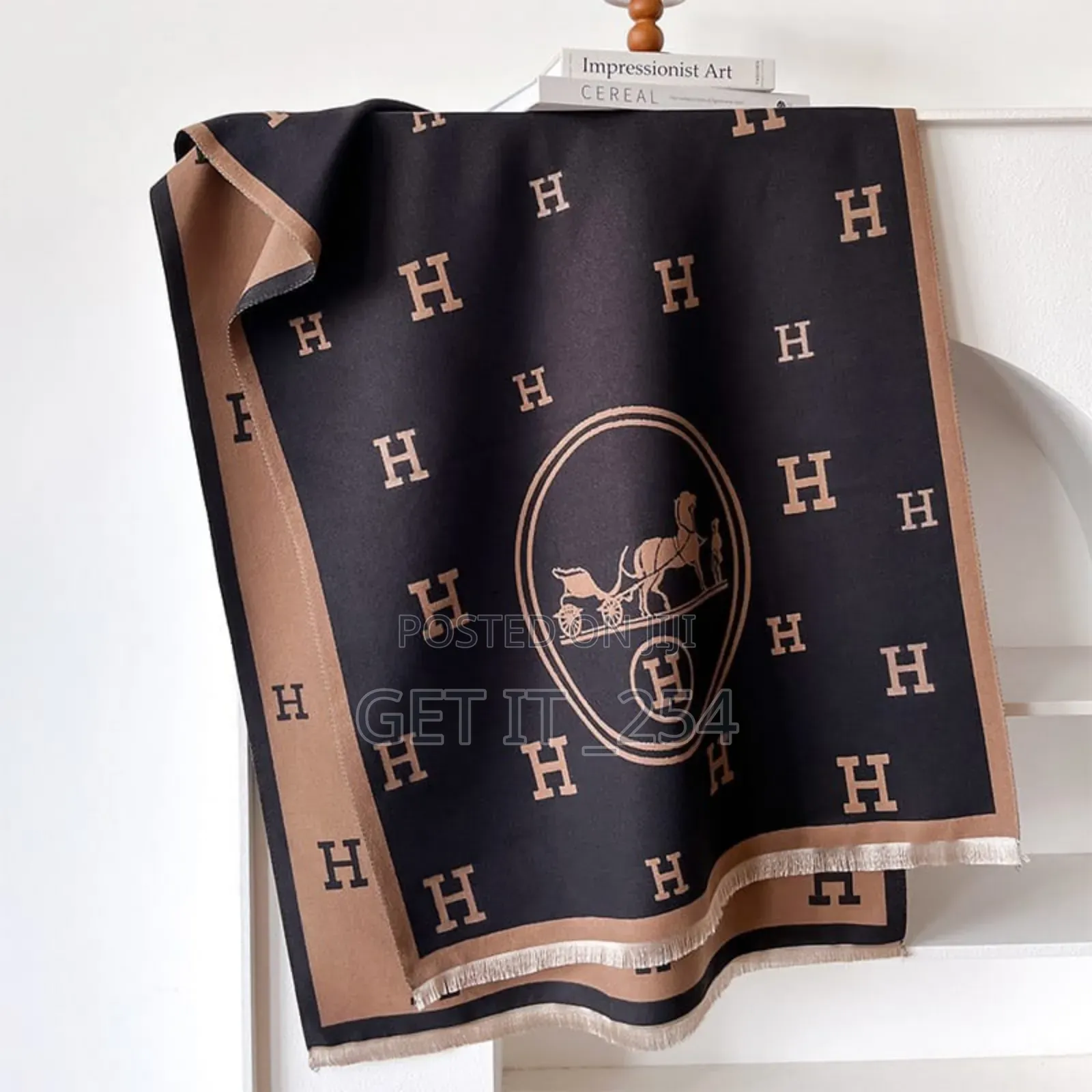 *Hermes D Scarf For Women Warmer Winter Cashmere Shawl