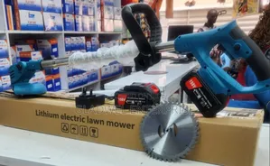 Cordless Lawn Mower/Brush Cutter Cordless With 2 Batteries