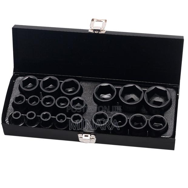 20 Pcs, Impact Rated Sockets, 6-point Sockets (No. 8-32)
