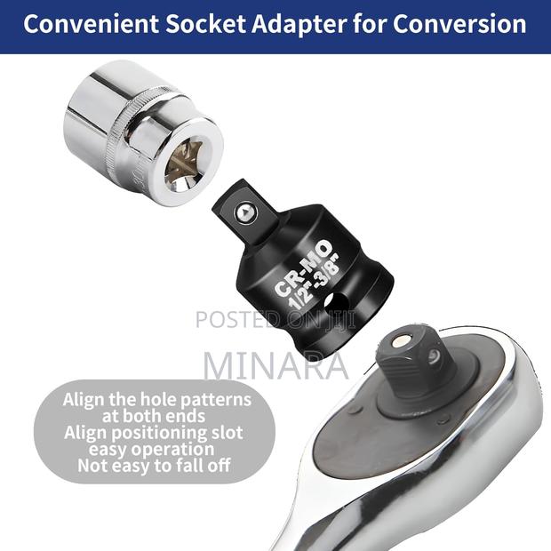 8 Pcs, Impact Rated Socket Adapter / Conversion Kit - thumbnail 2