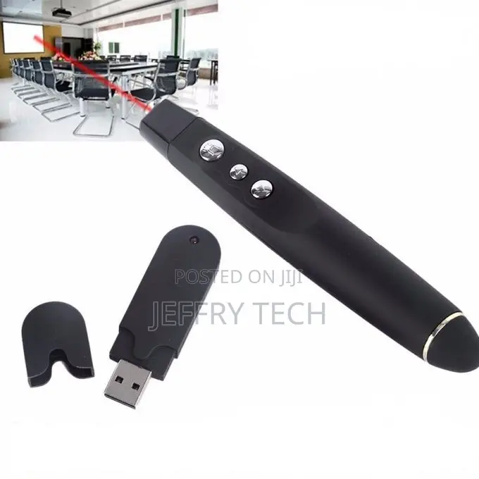Remote Power Point Presentation Laser Pointer With Usb Recei