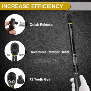 1/2" Inch Drive, Torque Wrench, Adjustable Micrometer