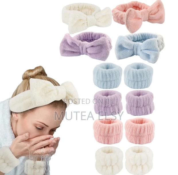 3 PCS Plush Wristband Hair Tie - thumbnail 2