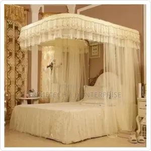 Two Stand Mosquito Net With Sliding Rail