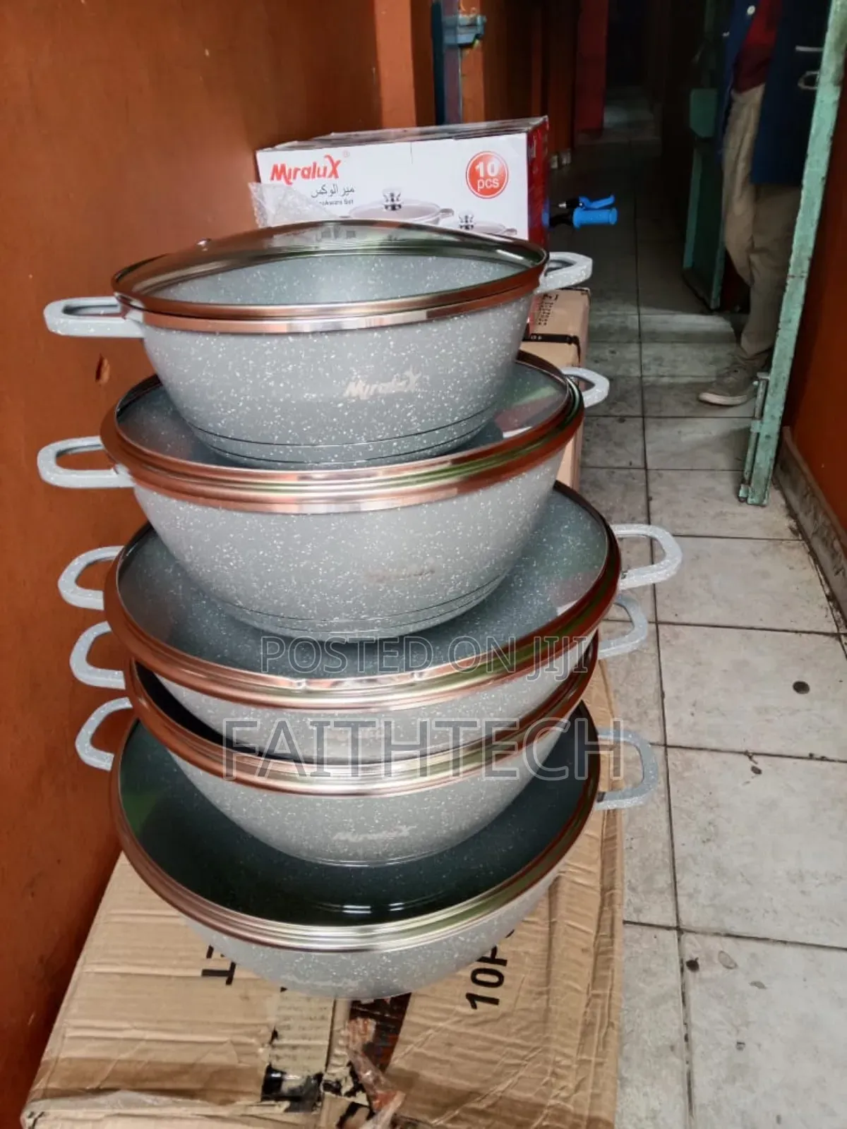 10pcs Nonstick Cookware Set