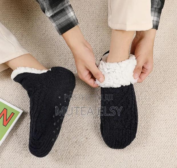 Winter Warm Short Cotton Thickened Home Sleeping Socks - thumbnail 5