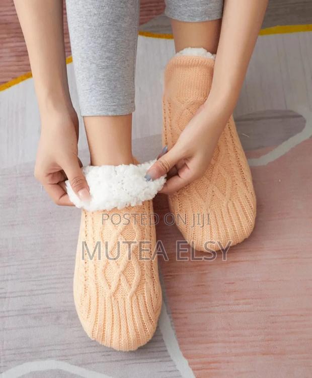 Winter Warm Short Cotton Thickened Home Sleeping Socks - thumbnail 6