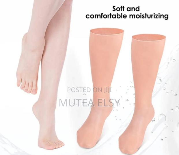 1 Pair Silicone Moisturizing Gloves Socks Foot Care