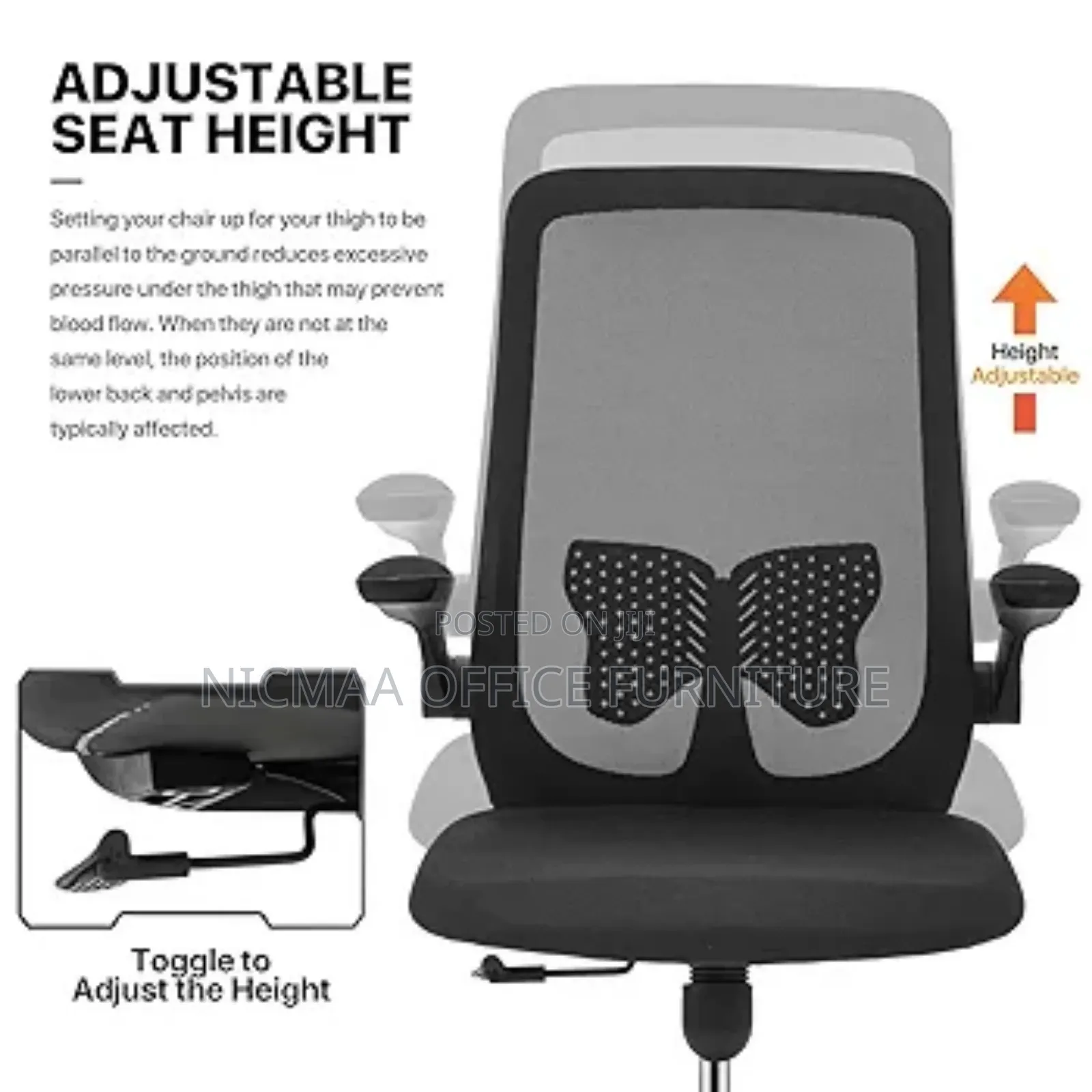 Comfy Flexible Ergonomic Mesh Office Chair