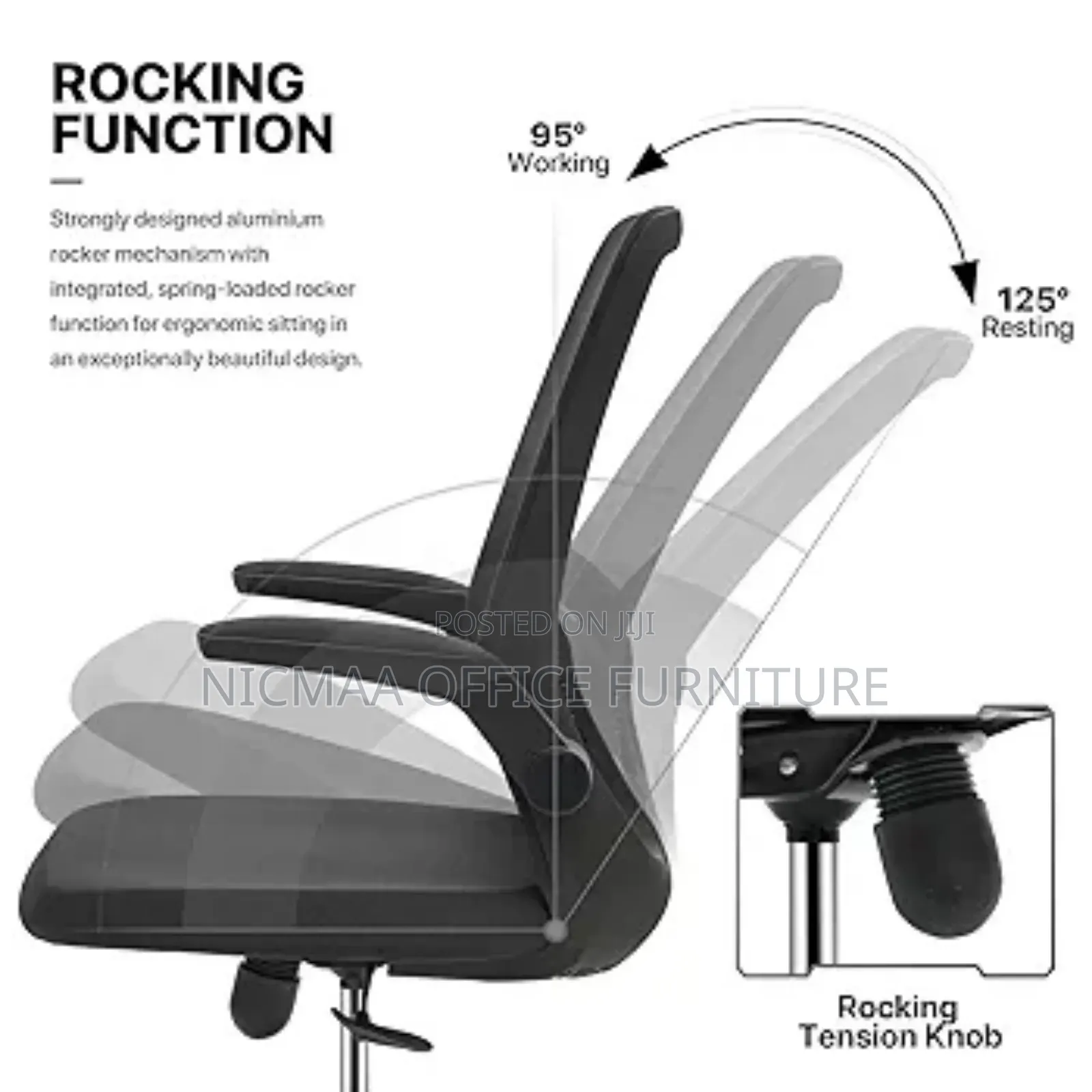 Comfy Flexible Ergonomic Mesh Office Chair