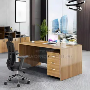 Solidcraft 1.2m Natural Wood Executive Workstation