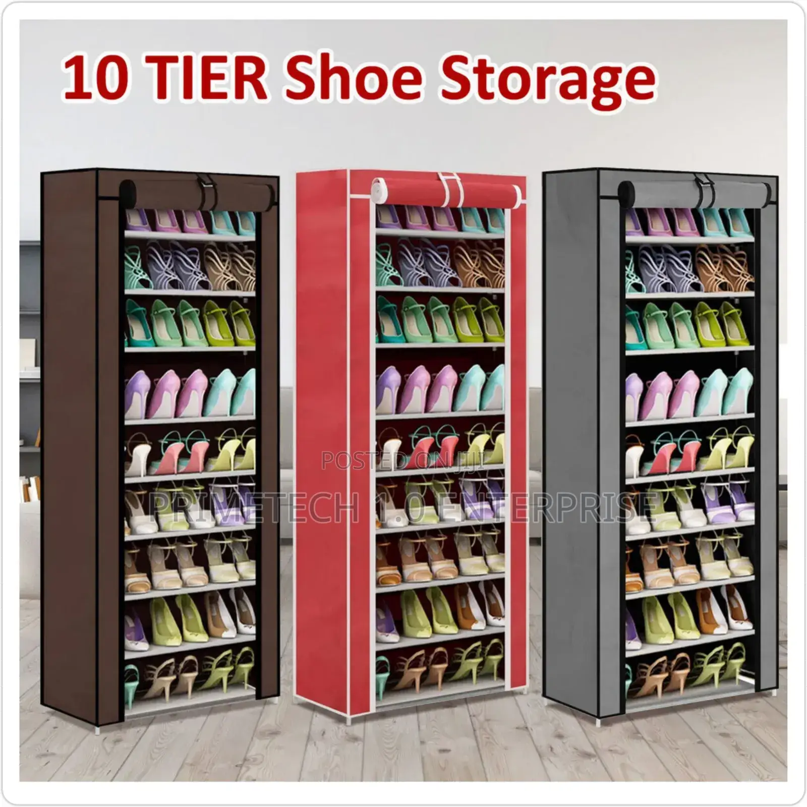10 Tier Shoe Rack