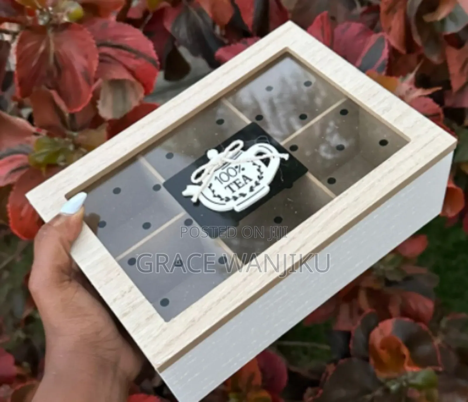 Wooden Tea Bag Holder
