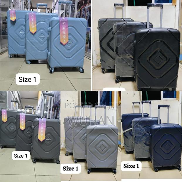 3 in 1 Unbreakable Rubber Suitcase