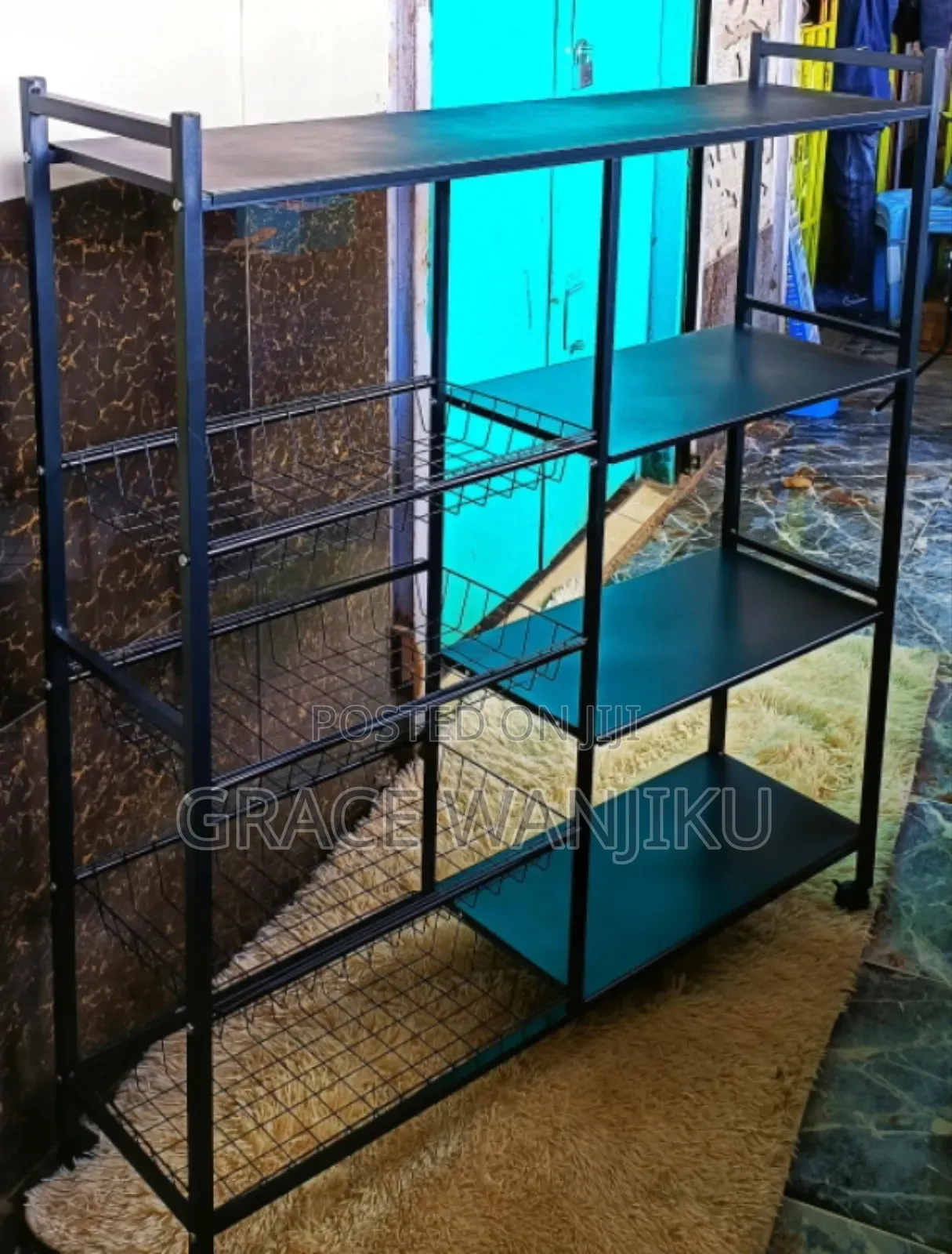 *Multifunctional Strong Metallic Kitchen Rack