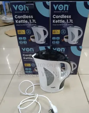 *Von Vskl17bnk 1.7 Litres Upright Cordless Kettle