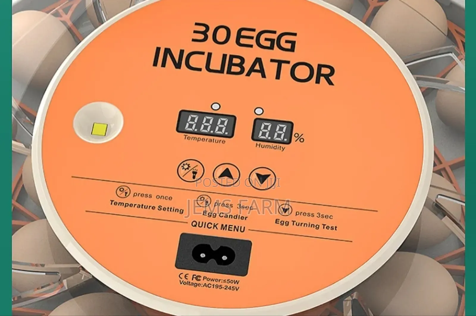 30 Eggs Home Use Incubator Fully Automatic Eggs Incubators