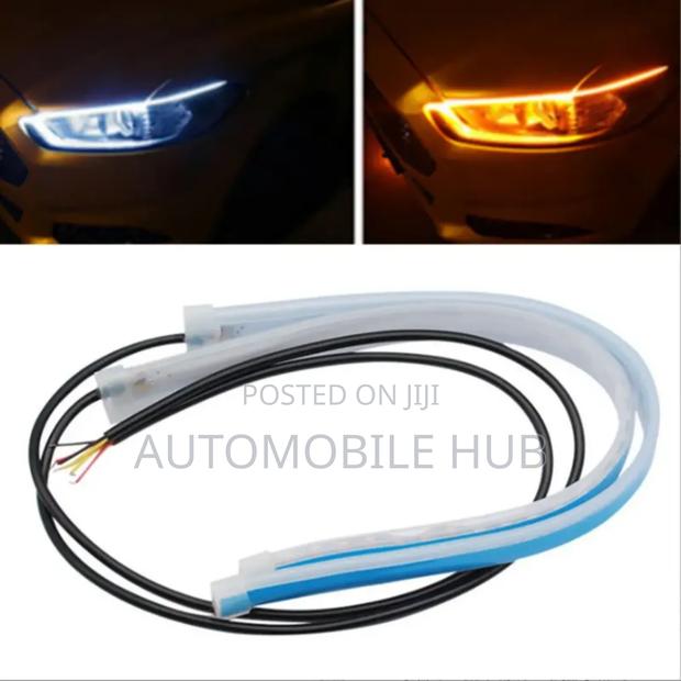 2 PCS Led DRL Strip – Parking Light + Sequential Turn Signal