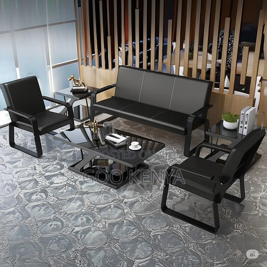 Office Sofa ; 5-Seater Office Executive Reception Sofa