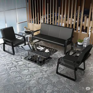 Office Sofa ; 5-Seater Office Executive Reception Sofa