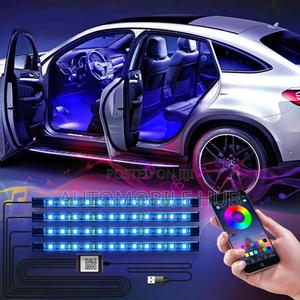 Car Interior Floor Lights Decorations-Bt Controlled 7 Color