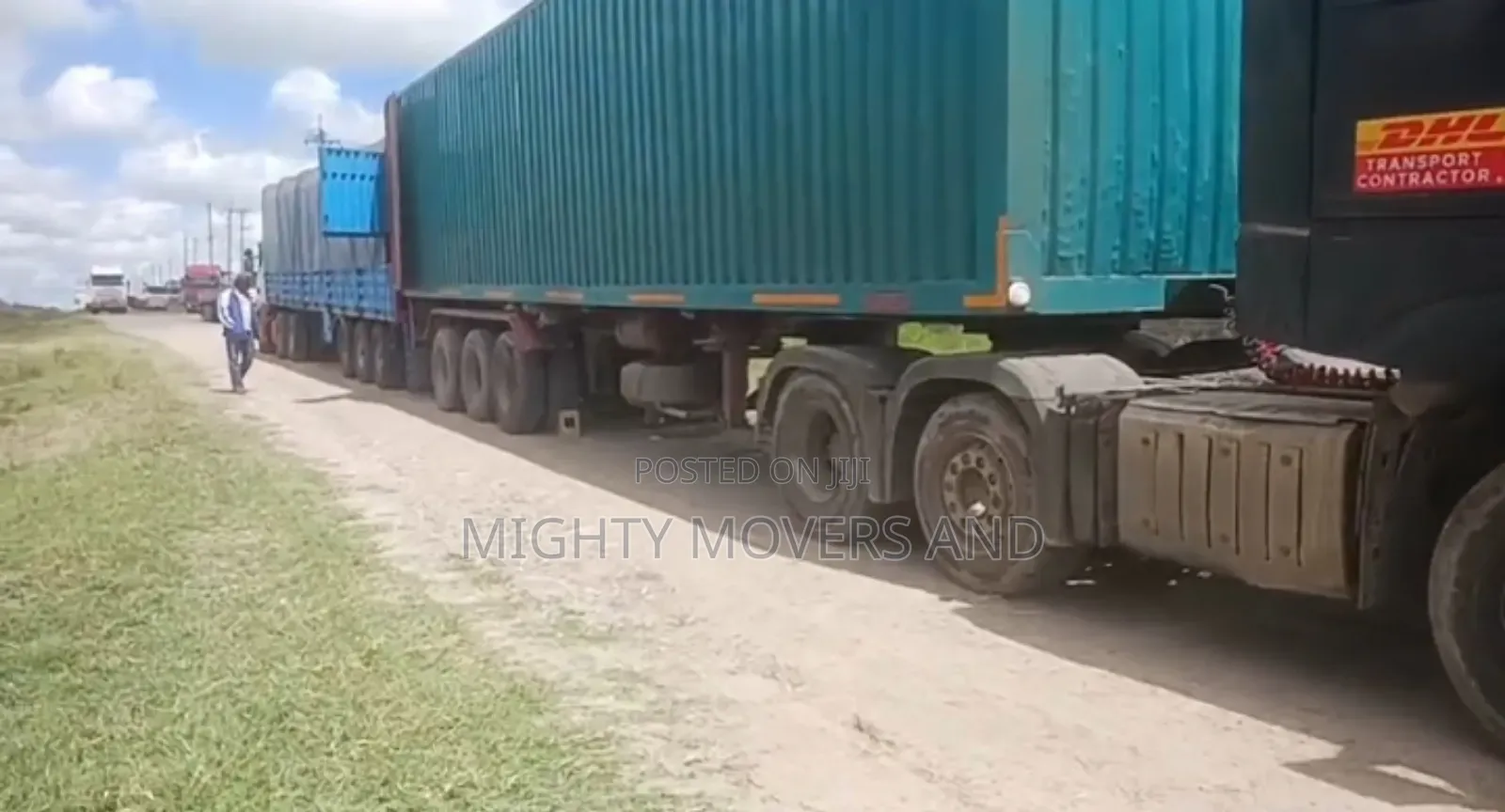 Container Trailer Available for Goods Transport