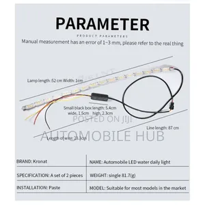 Headlight Turn Signal DRL - Yellow and White DRL Led Lights