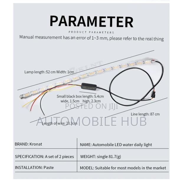Headlight Turn Signal DRL - Yellow and White DRL Led Lights - thumbnail 2