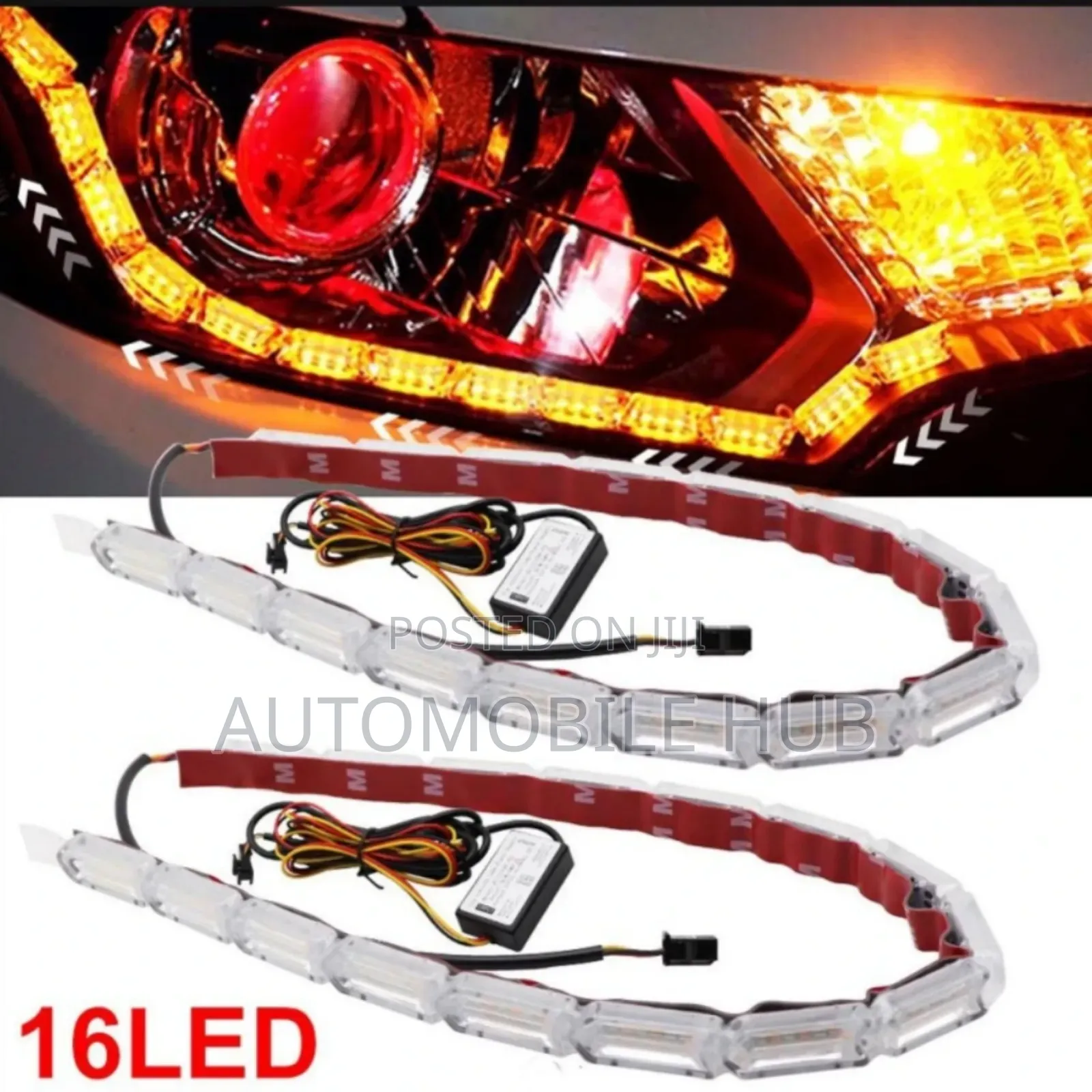 Car Headlight Crystal DRL Lights - 2 PCS DRL