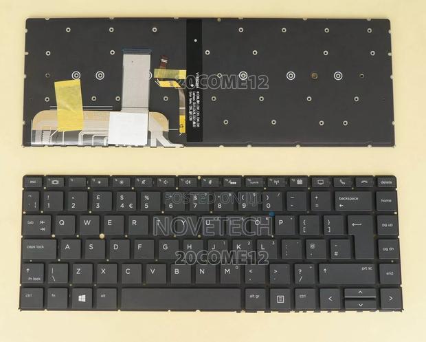 Uk Backlit Keyboard for Hp Elitebook X360 1040 G7 1040 G8 - main view