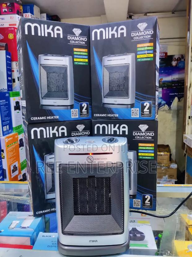 Mika Ceramic Heater (Mh201 Heater With 2 Setting 750w 1500w - main view